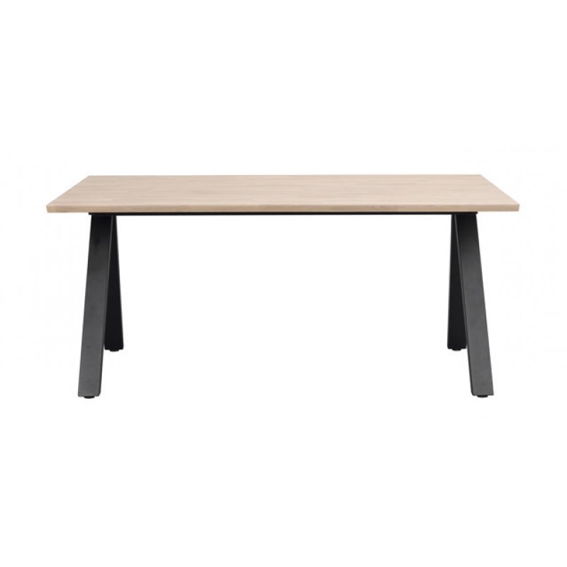 RO Carradale Extending Dining Table V 170x100 Whitewash/Black